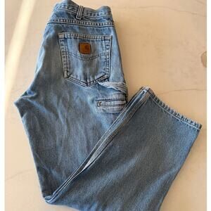 Vintage distressed Carhartt jeans denim relaxed fit 34 X 30 Y2K